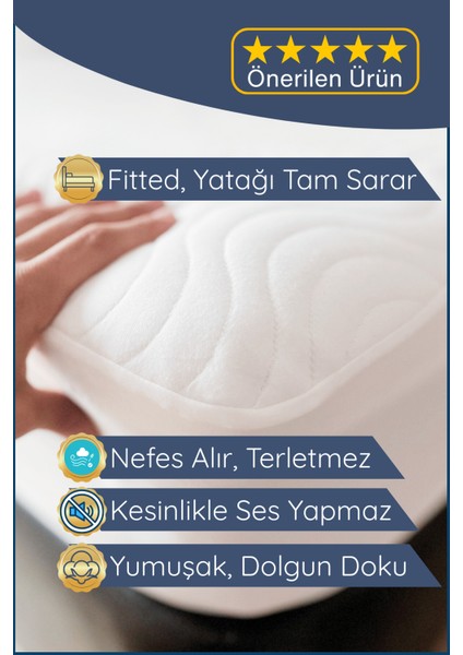 Premium %100 Pamuk Yüzeyli Sıvı Geçirmez Fitted Full Kenar Lastikli Yatak Alezi fiyatları
