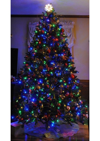 Yılbaşı Ağacı & Dekor Işığı- 100 Ledli Fişli Pirinç LED Işık – 4 Metre Renkli Dekor Lambası fiyatları