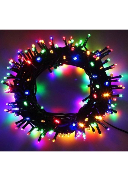 Yılbaşı Ağacı & Dekor Işığı- 100 Ledli Fişli Pirinç LED Işık – 4 Metre Renkli Dekor Lambası modelleri