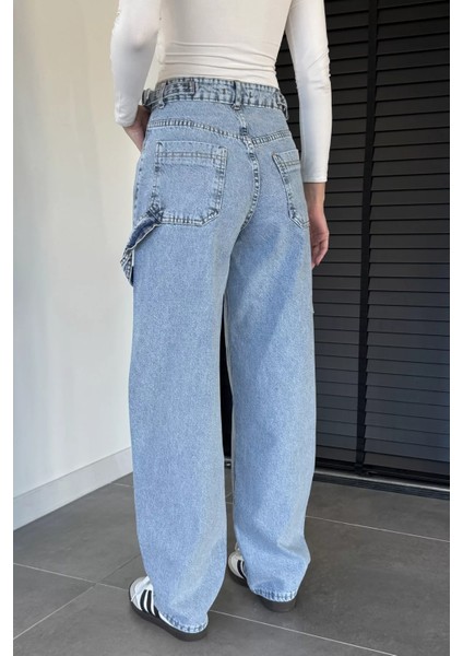 Kadın Bol Kesim Jean Kot Pantolon P-00019659 modelleri