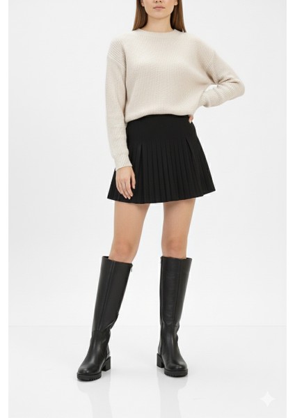 Kadın Hakiki Deri Ortopedik Alçak Kalın Topuklu Baldır Ayarlalı Fermuarlı Günlük Çizme M26/KC2015 fırsatları