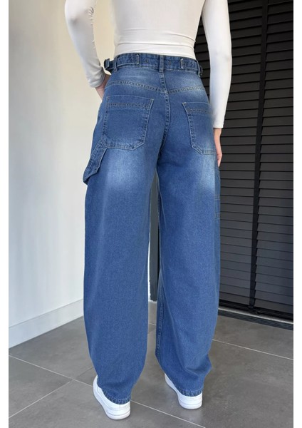 Kadın Bol Kesim Jean Kot Pantolon P-00019659 modelleri