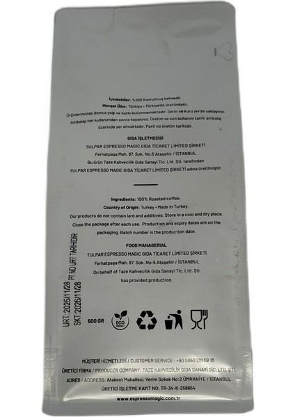 Taze Öğütülmüş Columbia Filtre Kahve 500 gr fırsatları