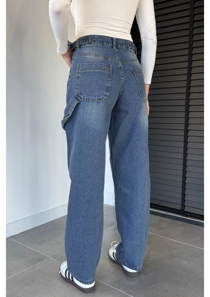 Kadın Bol Kesim Jean Kot Pantolon P-00019659 modelleri