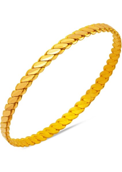 1 Adet Adana Burma Bilezik (Gerçek Altın Görünümlü A Kalite )