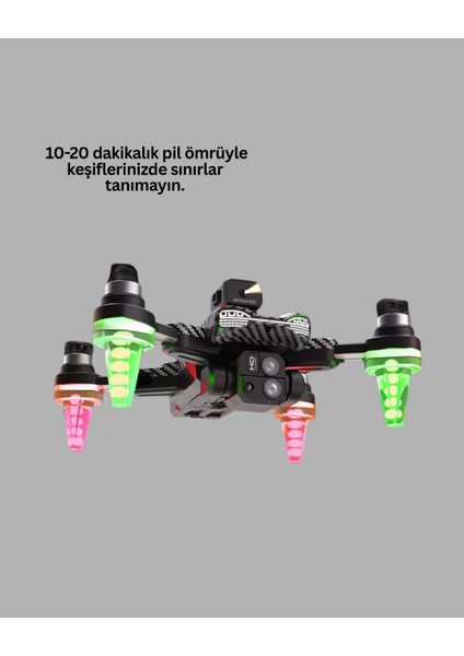 Katlanabilir Drone 1080P Kamera Full Hd Çekim Hafif ve Taşınabilir - MCT8958-7109 fırsatları