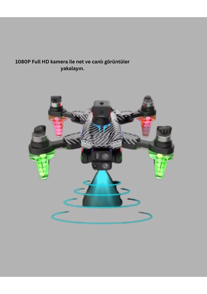 Katlanabilir Drone 1080P Kamera Full Hd Çekim Hafif ve Taşınabilir - MCT8958-7109 indirimleri