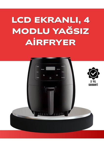 Büyük Boy 6 Litre Airfryer 2400W Sesli Uyarı LCD Ekran - MCT9031-9922