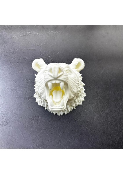 Krem Ayı Figürü Duvar Süsü Asılabilir Hediyelik Dekoratif 25X19 cm - EMY5833-7839 fırsatları