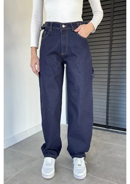 Kadın Bol Kesim Jean Kot Pantolon P-00019659 fiyatları