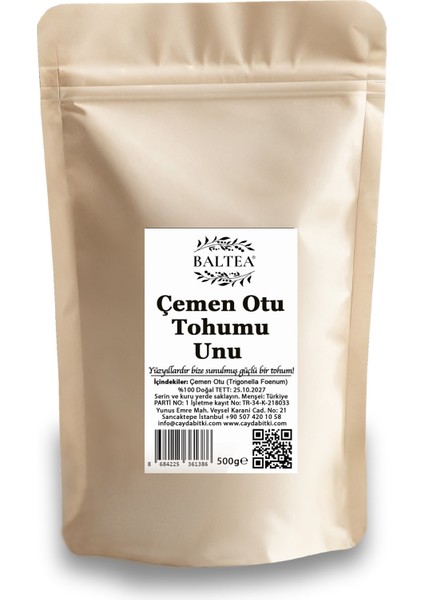 Çemen Otu Tohumu Unu 500G modelleri