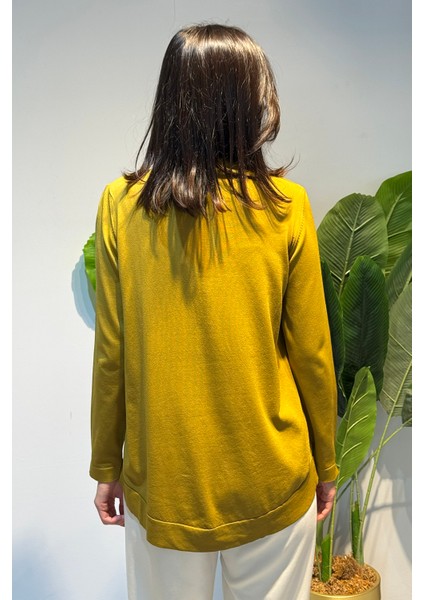 Basic Triko Tunik 902 Yağ Yeşil fırsatları