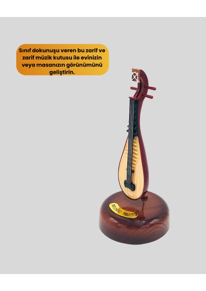 Enstrüman Şeklinde Müzik Kutusu Lüt Tasarım Melodious Music - MCT1242-7696 modelleri
