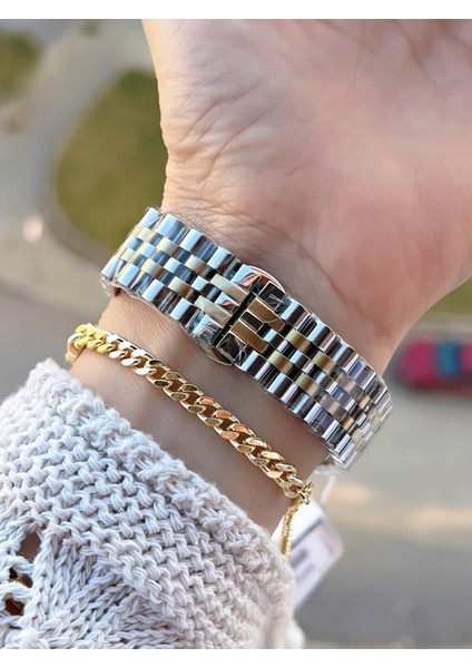 Çelik Kasa & Kordon Kararma ve Renk Atma Yapmaz Kadın Kol Saati+Bileklik JG01808.2 modelleri