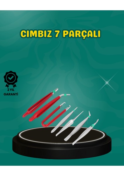 Antistatik 7’li Hassas Cımbız Takımı Manyetik Olmayan Uçlu - MCT7948-5825