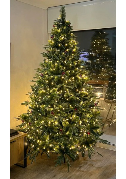 Uzatmalı - 100 Ledli Fişli LED Işık – 8 Metre Günışığı (Sarı) Dekor Lambası