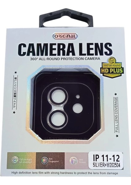 Iphone 11 / 12 / 12 Mini Uyumlu Safir Kamera Koruyucu Lens Giri