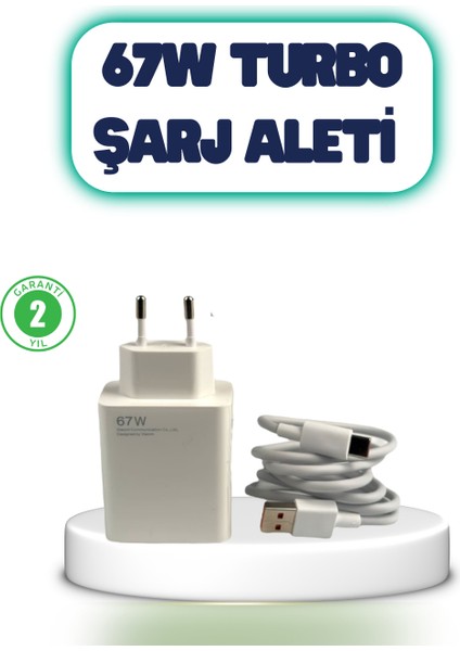 67 Watt Hızlı Şarj Aleti Poco F2 F3 F4 Uyumlu - MCT6793-6872