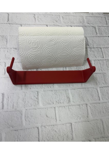 Kırmızı Peçete Askısı Mutfak Duvar Tipi Peçetelik Organizer - EMY8489-1332 indirimleri