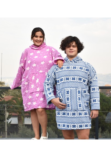 Welsoft Peluş Polar Giyilebilir Battaniye Pijama fiyatları