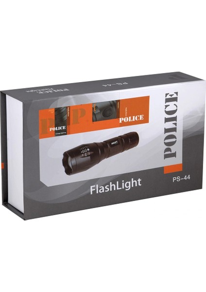 Police Ps-44 Cree T6 LED + Zoom Şarj Edilebilir El Feneri fiyatları