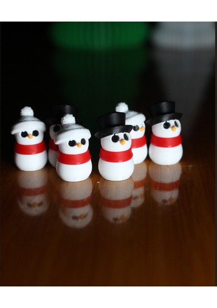 Mini Frosty | Küçük Kardan Adam Figürü (2,5 cm) (10 Adet) fırsatları