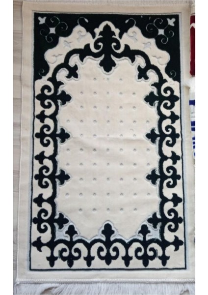 Süslü Arap Mihrap Motif Akrilik Polyester Kadife Desenli Namazlık Seccade (110X70)CM 700 gr fiyatları