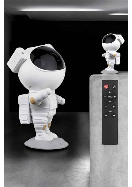 Çocuklara Özel Projeksiyon Astronot Lamba Speaker Sevimli modelleri