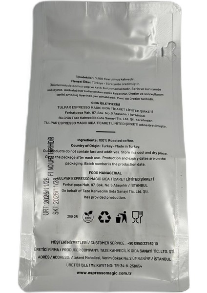 Taze Öğütülmüş Columbia Filtre Kahve 250 gr fırsatları