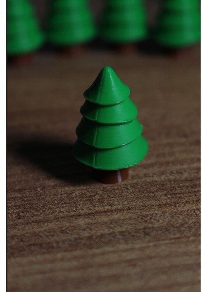 Mini Çam Ağaç Dekoru – 10’lu Set | 3 cm | Yeşil Veya Beyaz Renk fiyatları
