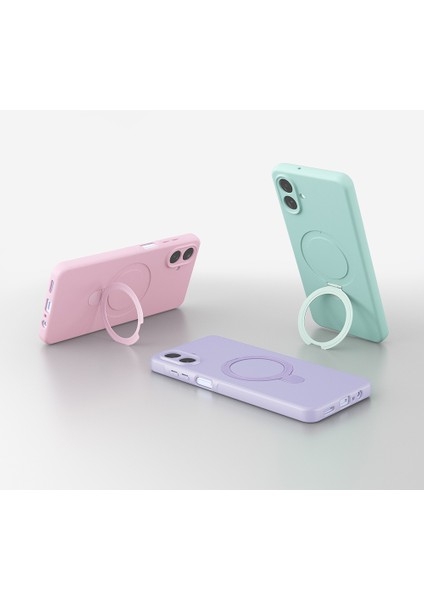 Samsung Galaxy A07 Kılıf Magsafeli Standlı Mat Samara Kapak fiyatları