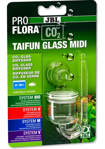 Proflora Taifun Glass Midi Co2 Difüzörü