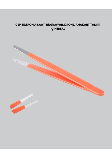 Elektronik Devre ve Saat Tamiri Için 7’li Paslanmaz Çelik Cımbız - MCT6979-9307 indirimleri
