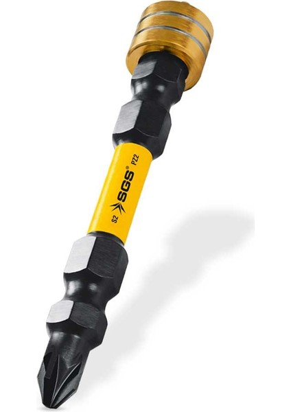 Manyetik Çift Yönlü Bits Uç Pz2 65MM Black-Pro Series