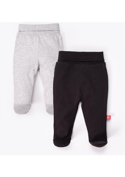 Patikli Pantolon 2li (Always Raporlu Interlok) Siyah