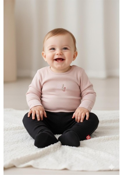 Patikli Pantolon 2li (Always Raporlu Interlok) Siyah indirimleri