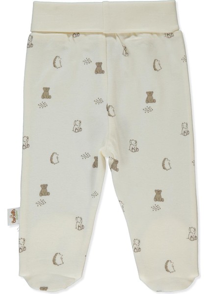 Organik Interlok Patikli Pantolon (Organıc Fun Moment) Ekru fiyatları