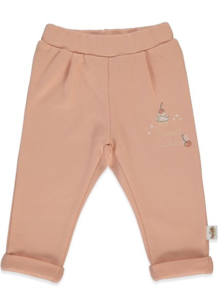 Organik Interlok Patiksiz Pantolon (Organıc Cupcakes) Somon