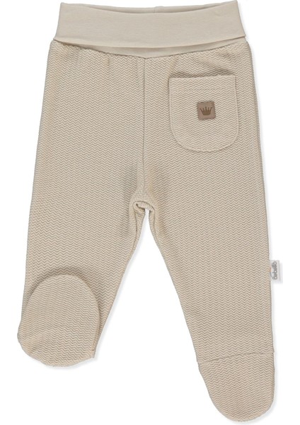 Jakarlı Iki Ip Patikli Pantolon (Baby Kıng/25) Bej