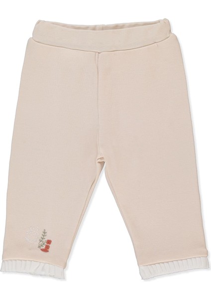 Interlok Patiksiz Pantolon (Tıny Florıst) Bej