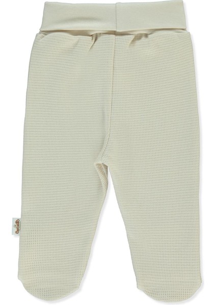 Organik Waffle Süprem Patikli Pantolon (Organıc Cute Bear) Bej fiyatları