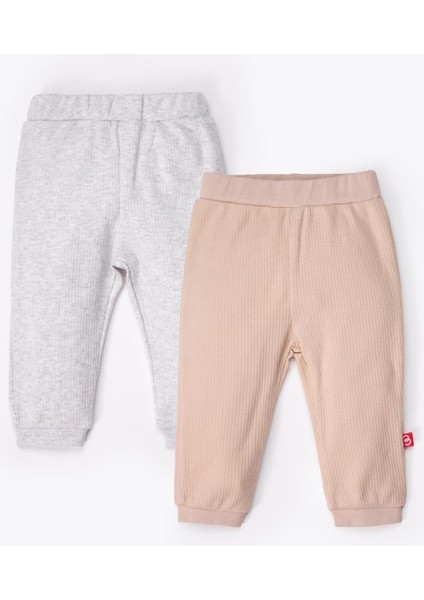 Patiksiz Pantolon 2li (Always Raporlu Interlok) Bej
