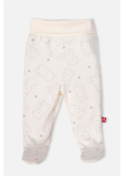 Patikli Pantolon 2li (Cute Bear) Gri Melanj indirimleri