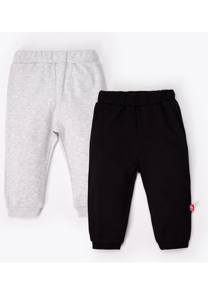 Patiksiz Pantolon 2li (Always Raporlu Interlok) Siyah