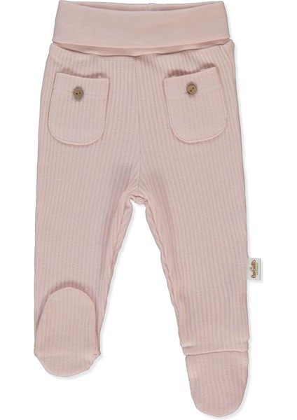 Organik Raporlu Kaşkorse Patikli Pantolon (Organıc Born Wıth Love) Gül Kurusu