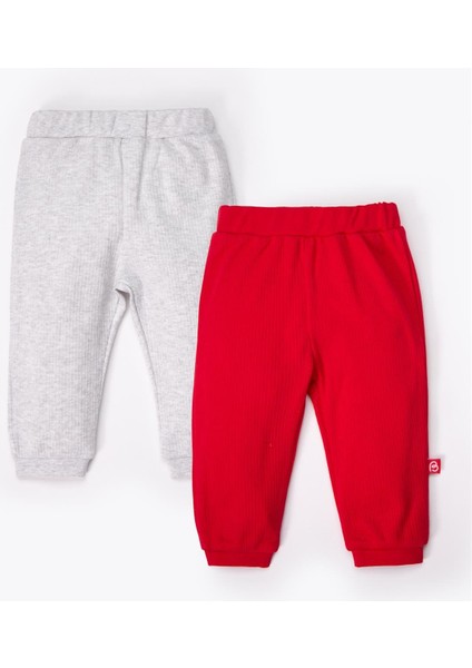 Patiksiz Pantolon 2li (Always Raporlu Interlok) Kırmızı