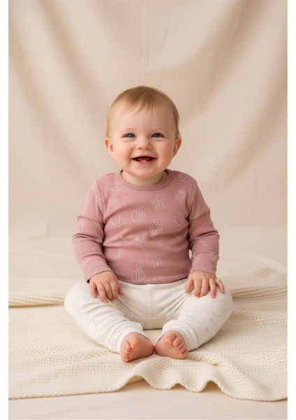 Interlok Tayt 2li (Cute Bear) Mavi fırsatları