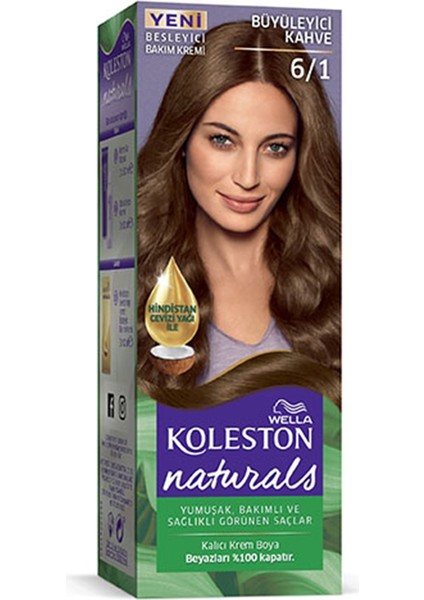 Naturals Saç Boyası Büyüleyici Kahve 6/1
