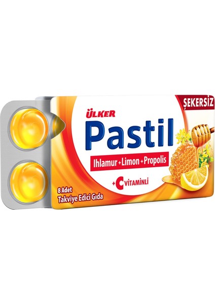 Pastil Ihlamur+Limon+Propolis 8 Li Tablet x 4 Adet fiyatları