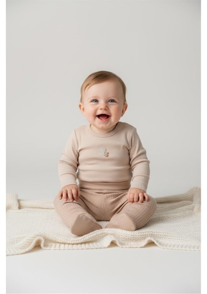 Patikli Pantolon 2li (Cute Bear) Bej fırsatları